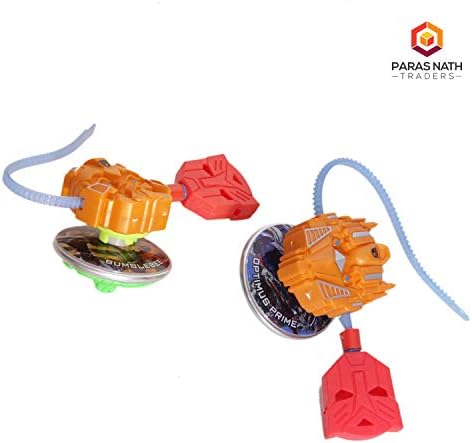 Paras Nath Traders High Speed Beyblade with Metal Chrome Ring Robotics Design (400)
