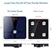 Bluetooth Body Fat Scale, Dr.meter Digital Bathroom Weight Scale with iOS and Android App, Body Composition Analyzer Health Monitor with Sensitive ITO Conductive Tempered Glass Surface-Elegant Black