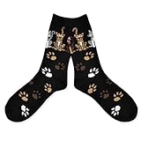TeeHee Cat Lover Women's Cotton Crew Socks-Black