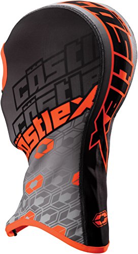 Castle X Team Sublimated Snowmobile Winter Balaclava (Black/Orange)