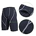 BEROY Mens Compression Shorts Training Athletics Workout Tight Sports Base Layer With One Pocket(Grey,XL)
