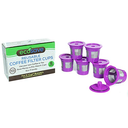 Eco-Save Reusable Coffee Filter Capsules (6)