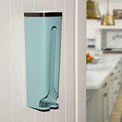 Rosepoem Kitchen garbage bag storage box Wall Hanging Wall Mount Carrier Bag Dispenser Easy to Use