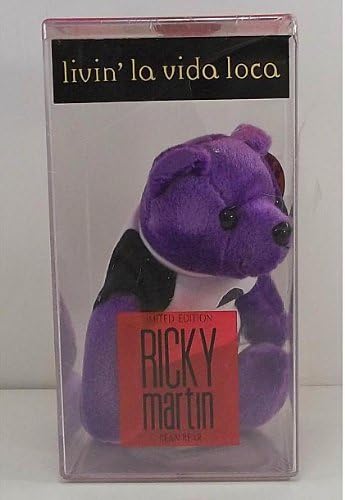 Ricky Martin "Livin' La Vida Loca" Tour Limited Edition Bean Bear by Trendsetters Marketing