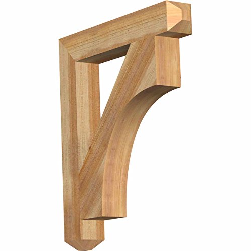 Ekena Millwork BKT04X26X30WTL04RWR Westlake Craftsman Rough Sawn Bracket, 4" Wi…