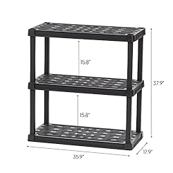 IRIS USA Heavy Duty Plastic Shelving Unit and Heavy