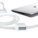 tesha MacBook Pro Charger Extension 45W, 60W, 65W and 85W Power Adapter Extension Cord For Apple MacBook/Pro/Air US 3 Prong-6feet/1Pack