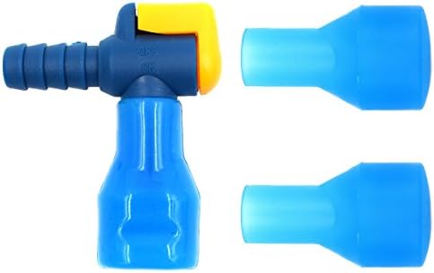 Vanteen Bite Valve Replacement Mouthpiece and Shutoff Valve for Hydration Bladder Camelbak Hydration Pack Bladder and Other Brands Water Backpack Bladder (3Bite Valve+1 Shutoff Valve)