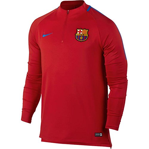 Nike men s barcelona squad drill top 1/4 zip soccer jac…