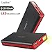 Power Bank Leadtry 20000mah External Battery with Powerful Dual USB Port Portable Charger Backup Pack Build in Flash Light for Iphone 6s 6 Plus, Ipad and Samsung Smart Phone, Tablet Pcs (Black)