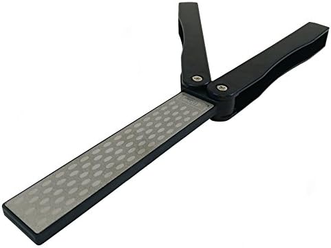 Bolokin Diamond Sharpening Stone 400/600 Grit Double Sided Foldable Portable Knife Sharpener for Outdoor Gardening Camping Hunting Farm Work etc