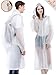 HLK.Sports Rain Coats, [2 Pack] EVA Reusable Rain Coat Jacket with Hood, Size 59