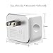 Wall Charger, ARCHEER 17W 3.4A Dual USB Port Wall Charger Adapter for Smartphones and Tablets, White, 1 Pack