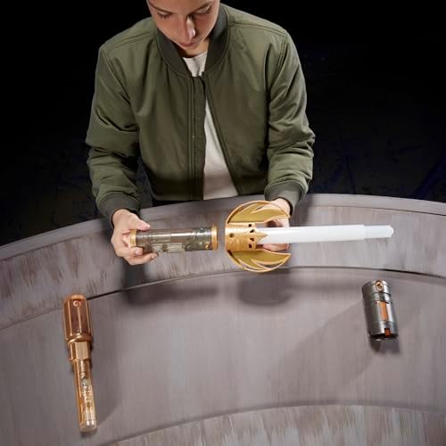 Lightsaber Forge, Sabre Laser de Maître Couleurs de la Force, Sabre Laser électronique avec Lame changeant de Couleur