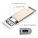 [Upgraded] Poweradd 3.4A Pilot 2GS 10000mAh Dual USB Portable Charger External Battery Pack with High-Speed Charge for iPhone iPad Samsung Galaxy and More - Golden (Apple Cable Not Included)