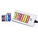 EBL 8 Bay AA AAA Battery Charger with 10 Pack 2500mAh AA and 10 Pack 1000mAh AAA Tropical Color Ni-MH Rechargeable Batteries