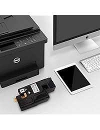 Cartuchos de tóner compatibles con Dell 1250C, 1250c 1350cnw 1355cn 1355cnw c1760nw c1765nf c1765nfw Series  4 unidades (negro, amarillo, magenta, cian) por P Lan