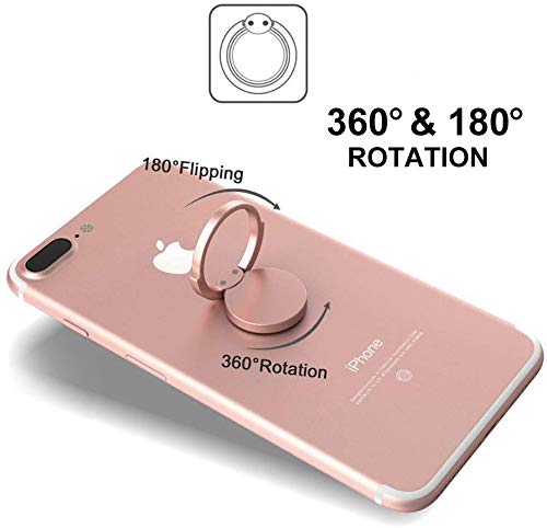 image for Sokuci Finger Ring Stand 3 Pack, AMA Forest 360° Rotary Cell Phone Ho