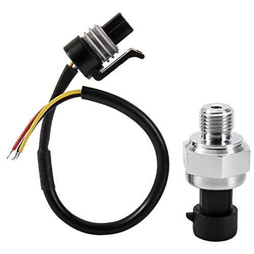 WarmCare Pressure Transducer Sender Sensor 1/8"-27 NPT Stainless Steel Solenoid For Oil Fuel Air Water