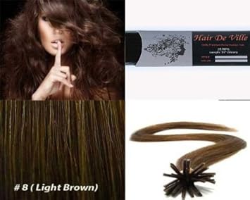 Amazon Com 25 Strands Straight Keratin I Tip Stick Glue Human