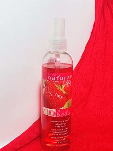 Avon Naturals Strawberry and Guava Refreshing Body Spray 8.4 Fl Oz