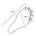 Shower Curtain Rings, For Bathroom Shower Rod - Stainless Steel, Polished Chrome, Set of 12 Piece (Oil Rubbed Bronze)