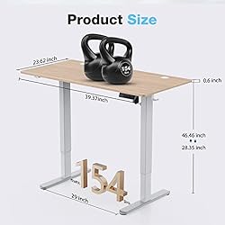 Standing Desk, 40 x 24 in Electric Height