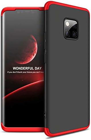 JINCHANGWU compatible with Case Cover for Huawei mate 20 pro Case+No include screen protector Hard PC 360 Degree protection Ultra-Thin Lightweight Anti-Scratch Case Red Black