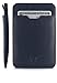 Vaultskin CHELSEA Mens RFID Blocking Slim Leather Card Wallet - Minimalist Front Pocket Cardholder in Navy Blue