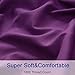 SONORO KATE Sheets Super Soft Microfiber 1800 Thread Count 18 Inch Deep Pocket 4 Piece Queen Size Purple