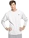 Champion Men's Long Sleeve T-Shirt, White, X-Large
