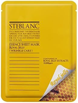 [STEBLANC] Essence Sheet Mask [Royal Jelly] (Set10) Anti-wrinkle Whitening Nutritious Moisturizing