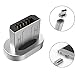 Wsken WAMTRONICS 2 Pack Micro USB Cable Magnetic Plug Fast Charger Adapter Connector for Android (Silver)