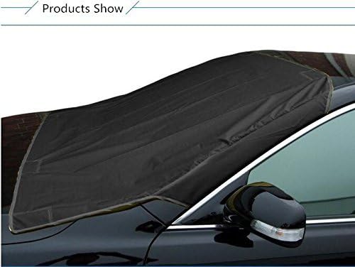 Automotive Cover Windshield Sizes for ALL Vehicles - Covers Wipers - Sun,Shade Leaves Dust-Proof Frost Guard, No More Scraping - Door Flaps Windproof Magnetic Edges