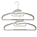 IPOW 10 PCS New ABS Material Heavy Duty Hangers Non-Slip Clothes Hanger Organizer Hook Perfect for Pants,Dress,Jacket,Underwear and Shirt in Home,Durable&Not Easy to Break Off