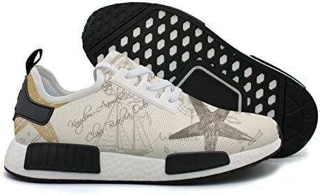 YHFJYT Men's Shells And Things Goldmine Casual Sneaker Breathable Mesh Flat Running Shoes