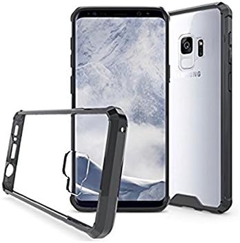 Sumsang S9 Clear Back Black Edge TPU bumper case.