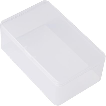 SimpleLife Rectangular Plástico Transparente Caja de ...
