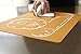 modern-twist Orange Lion Baby Meal Mat with Adjustable Strap, Waterproof Silicone Plastic Free, Wipe Clean and Dishwasher Safe