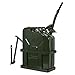 Clever Market Automotive Gas Tank Metal Jerry Can Fuel Steel Tank Holder Military Green NATO Army Solid Gasoline Tank 5 Gallon 20L