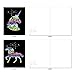 Horns and Unicorns: 10 Assorted Blank All Occasions Notecards Featuring Rainbow Galaxy Filled Mythical Creatures, with Envelopes. AM6826OCB-B1x10