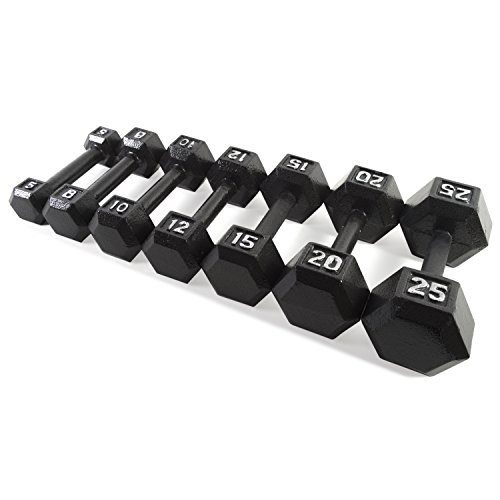 CAP Barbell Cast Iron Hex Dumbbell Barbell Academy