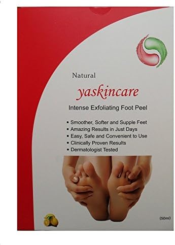 Intense Exfoliating Foot Peel (Medium) Buy Two Get One Free Limited Offer Only - Removes Ugly Dead Skin * Eliminates Callused and Cracked Heels * Improves Foot Odor *Soothes Capped Feet