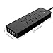NTONPOWER Electric Surge Protector 8 Outlets 4 USB with Power Switch and Flat Plug Space Saving 125V 15A Heavy Duty Power Strip for Kitchen and Living Room Appliances- Black