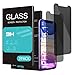 HOMEMO Privacy Screen Protector for iPhone 11/iPhone XR 6.1Inch 2 Pack Anti Spy Tempered Glass Anti Scratch Case Friendly