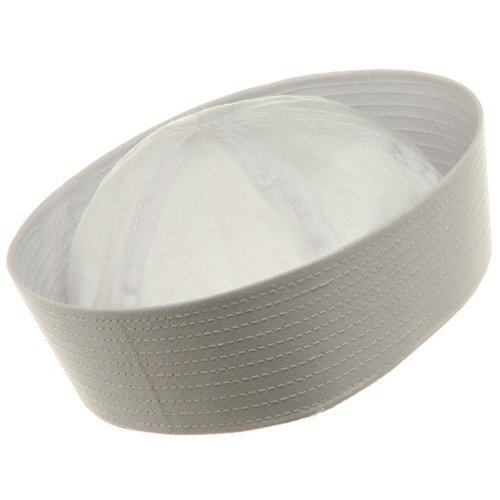 Gilligan Popeye Navy Sailor Gob Hat White Cotton