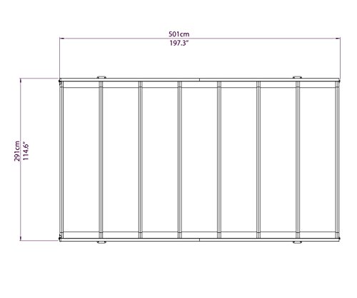 Palram Vitoria Carport Patio Cover 16 X 10 X 8 Buy Online