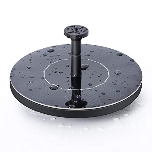 Ankway Solar Bird Bath Fountain Pump, 1.4W Free Standing Solar Fountain Water Pumps