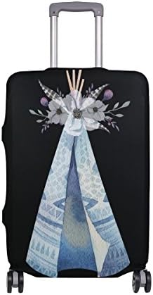 Fresh And Elegant Bohemian Wind Tent Travel Luggage Cover Washable Spandex Baggage Suitcase Cover Protector Carry On Covers Fits S 18-20 in
