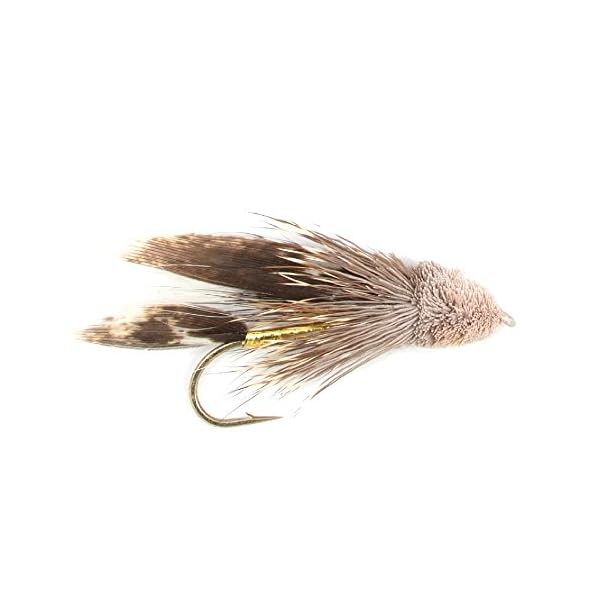 The-Fly-Fishing-Place-Muddler-Minnow-and-Sculpin-Streamer-Flies-Set-of-5-Bass-and-Trout-Fly-Fishing-Flies-Hook-Sizes-2-and-4